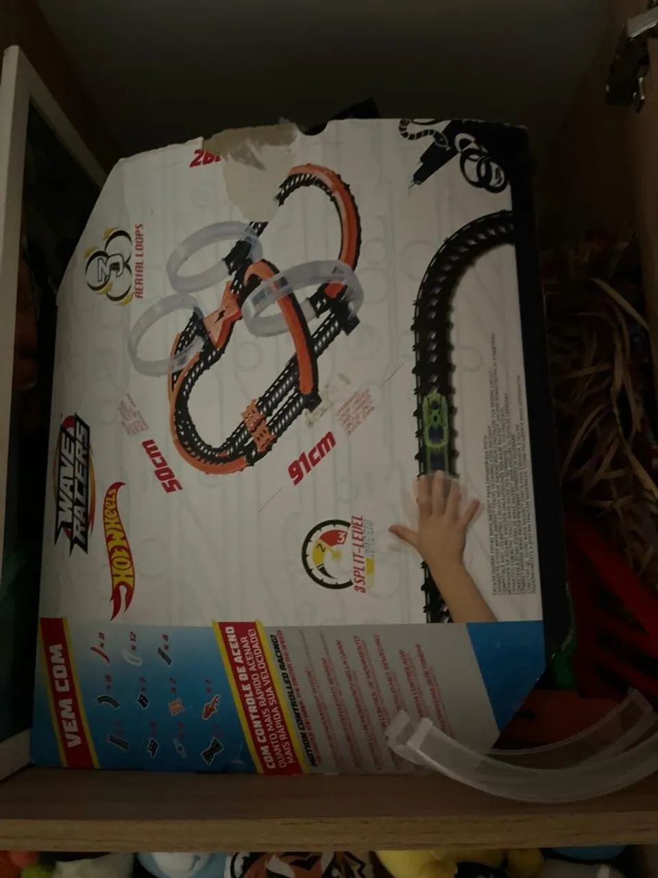 Pista hot wheels wave racers