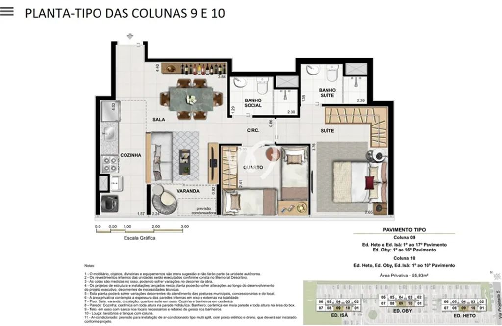 Etehe apartamento de 2 quartos Barra Olimpica - Foto 3