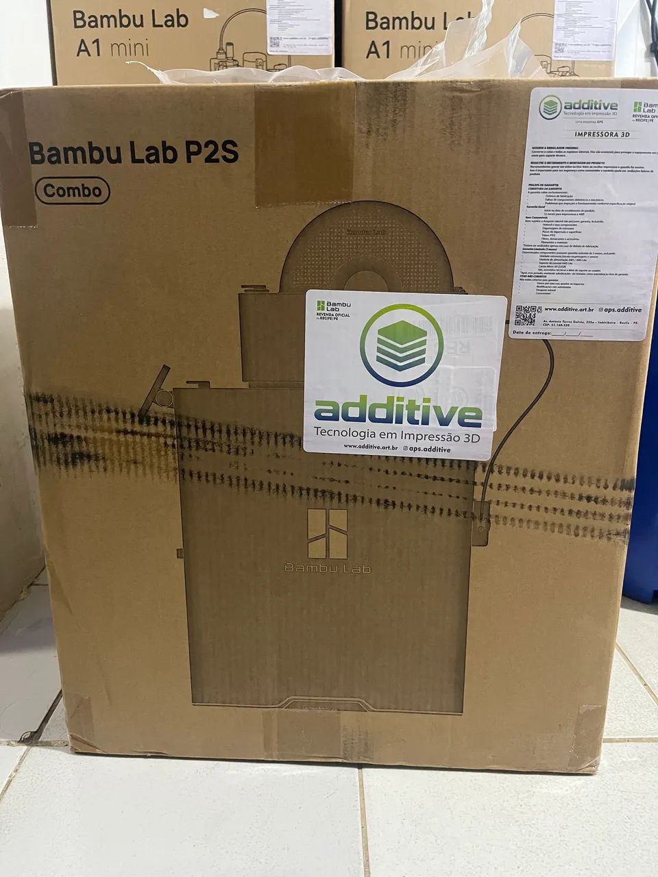 IMPRESSORA 3D BAMBU LAB P2s COMBO