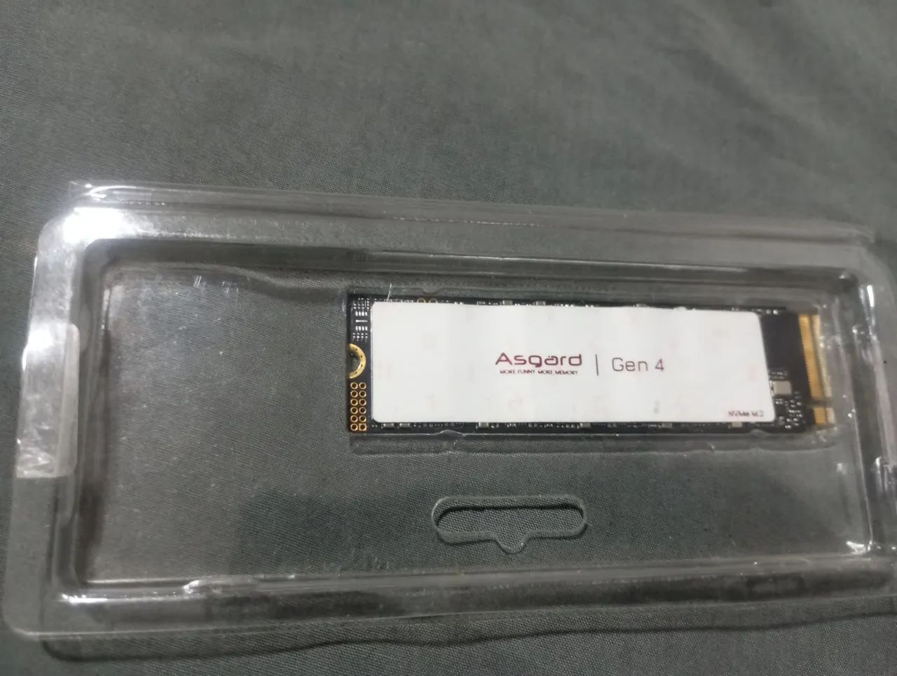 SSD M2 NVME 1 TERA 4° GERAÇÃO ASGARD NOVO COM GARANTIA  - Foto 2