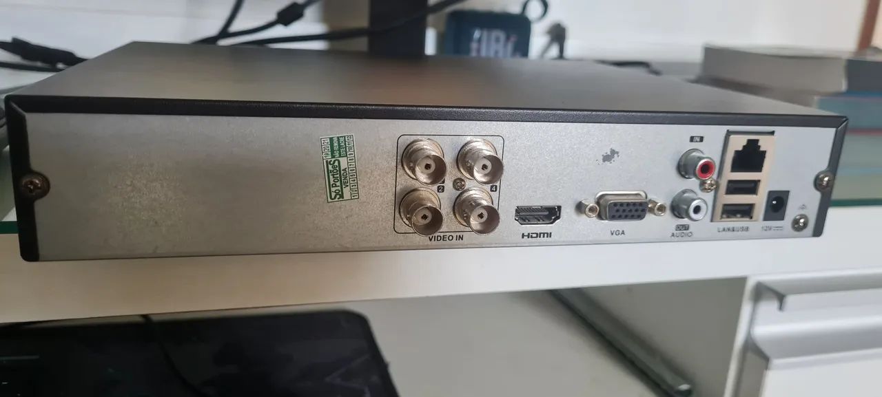DVD Hikvision 4 canais + HD 500GB + 3 câmeras Hikvision 720p - Foto 4