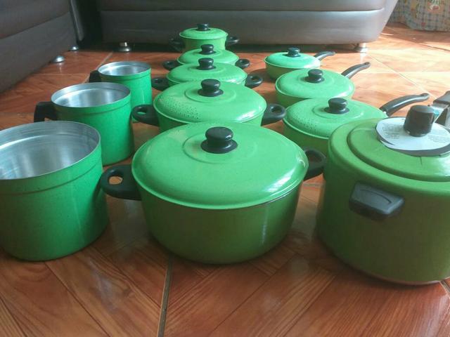 Kit com 12 peças de aluminio grossos