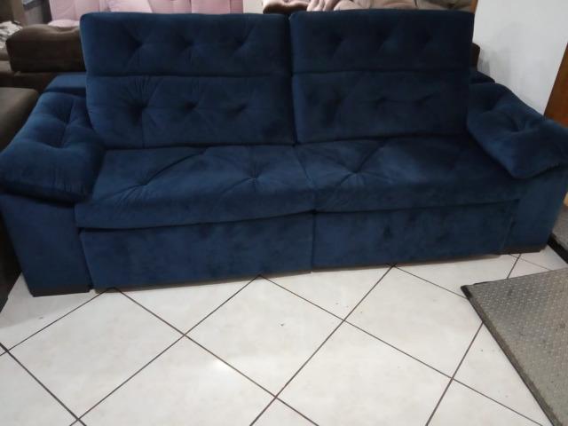 Sofá 2,50 retrátil e reclinável - Foto 4