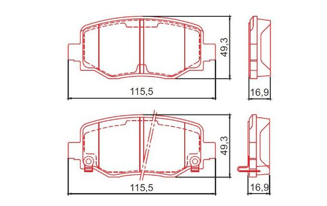 Kit Pastilha De Freio Cerâmica Dianteira E Traseira Jeep Compass E Renegade 2015 a 2019 - Foto 3