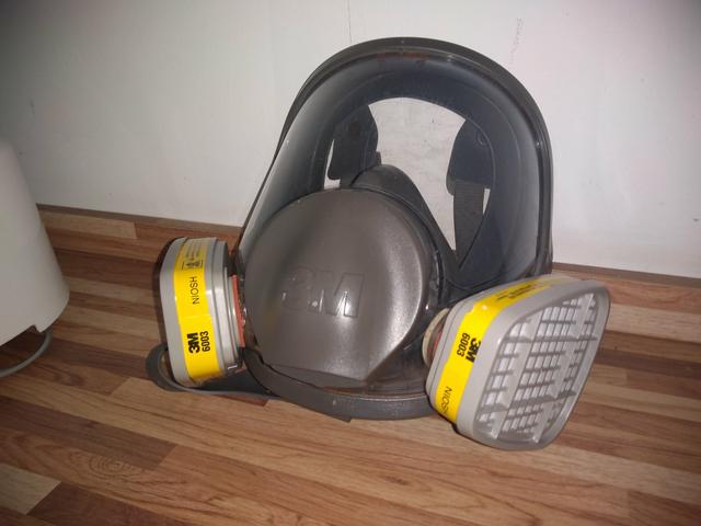 Máscara Facial Inteira 3M 6897 + Respirador 3M 6006 - Foto 3