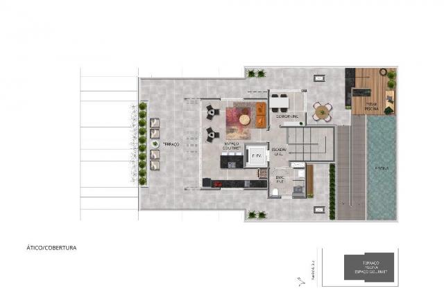 Apartamento garden 2 d novo campeche - Foto 6