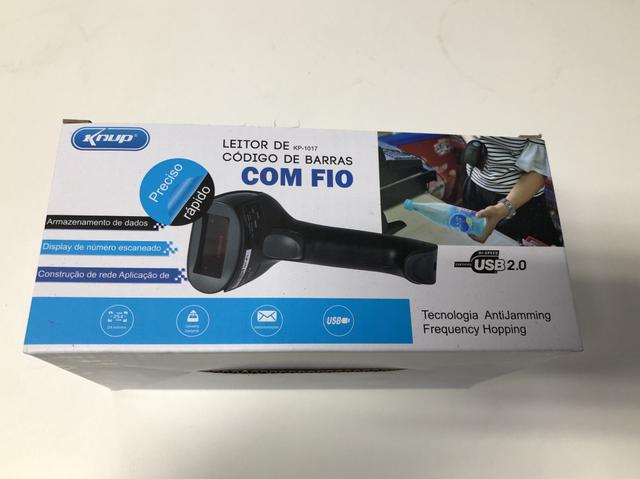 Leitor de código com fio e sem fio