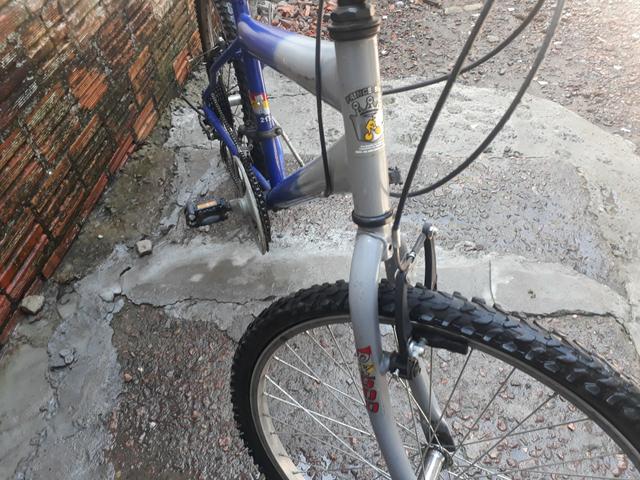 Bicicleta Cross Azul - Foto 3