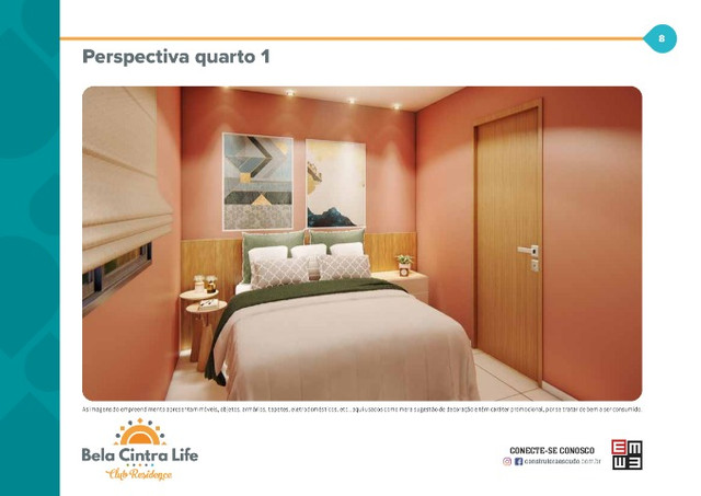 Condominio bela cintra life , apartamentos com 2 quartos - Foto 2