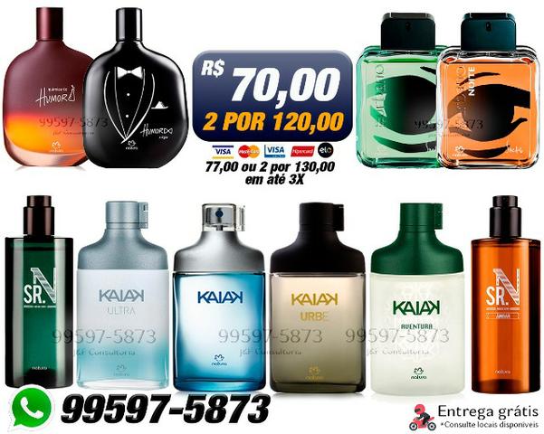 Perfumes Natura Masculinos - R$ 70,00 ou 2 por 120,00 - Originais e Lacrados