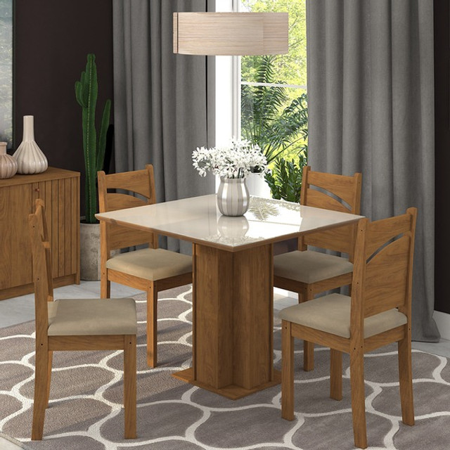 Mesa New Sophia 4 Cadeiras Melissa - Frete Grátis (Cód - MC005) - Foto 2