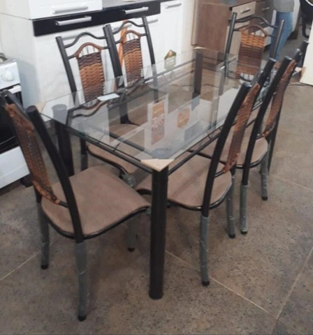 Mesa Itália 6 Cadeiras
