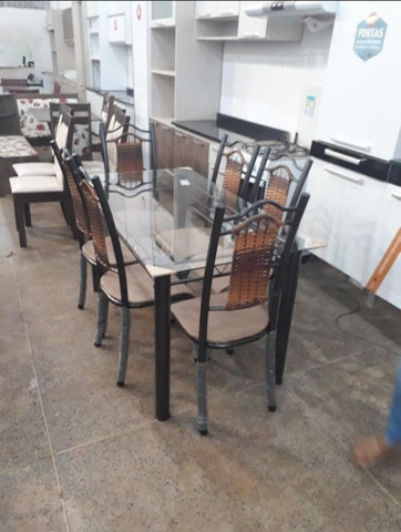 Mesa Itália 6 Cadeiras - Foto 4