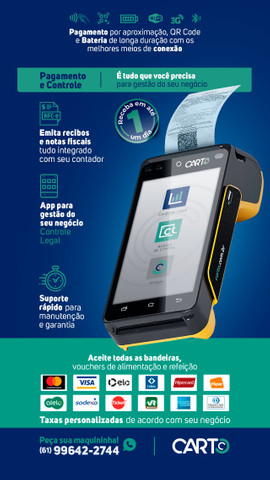 Máquina de Cartão á pronta entrega!!
