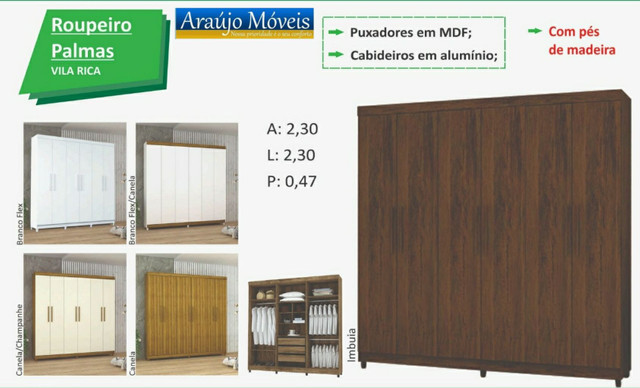 Guarda-Roupas 6P