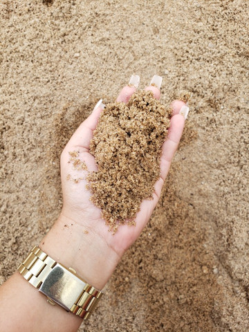 Areia lavada