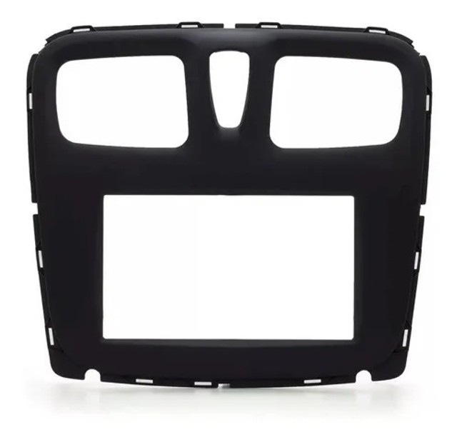Moldura Painel 2din Renault Sandero 2015 à 2019 Dvd - Foto 3