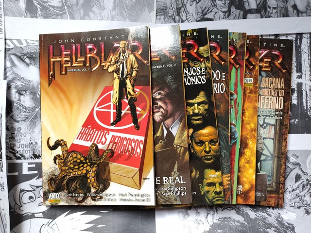 Hellblazer Infernal 1 a 8 - completo