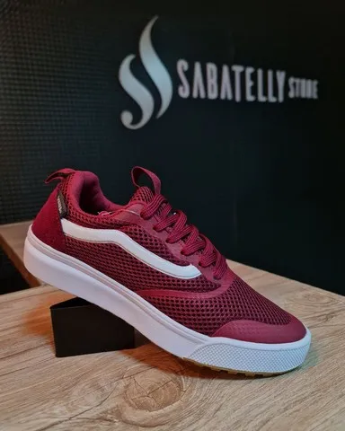 Vans ultraranger bordo /preto branco (entrega grátis)