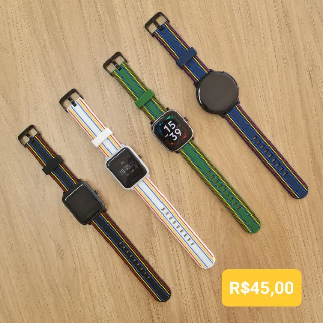 Relógio inteligente Moto 360 3ª geração – com pulseira de 20 mm