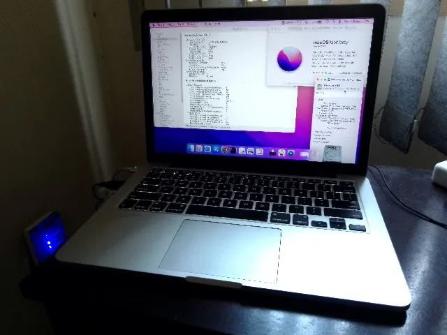 MacBook Pro (Retina,13 polegadas,2015), cpu i5 2.7 GHz, 8 Gb Ram, bateria nova - Foto 2