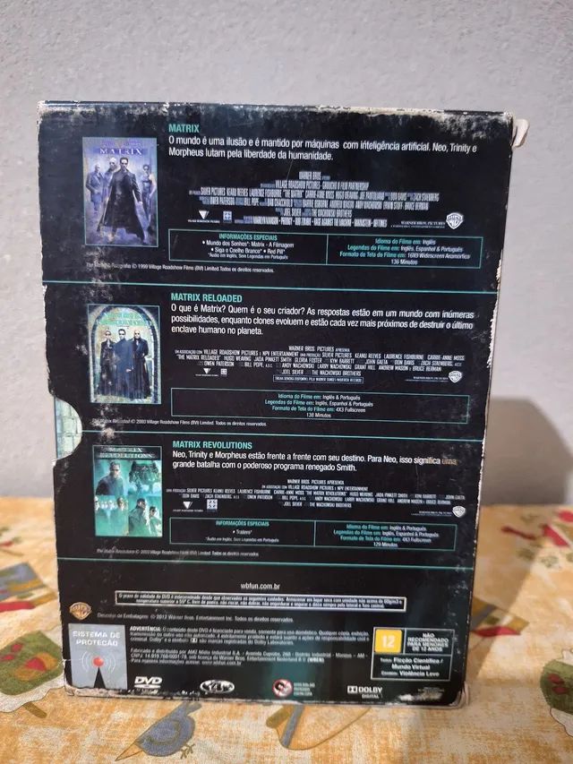 BOX DVD'S originais Trilogia MATRIX - Foto 3