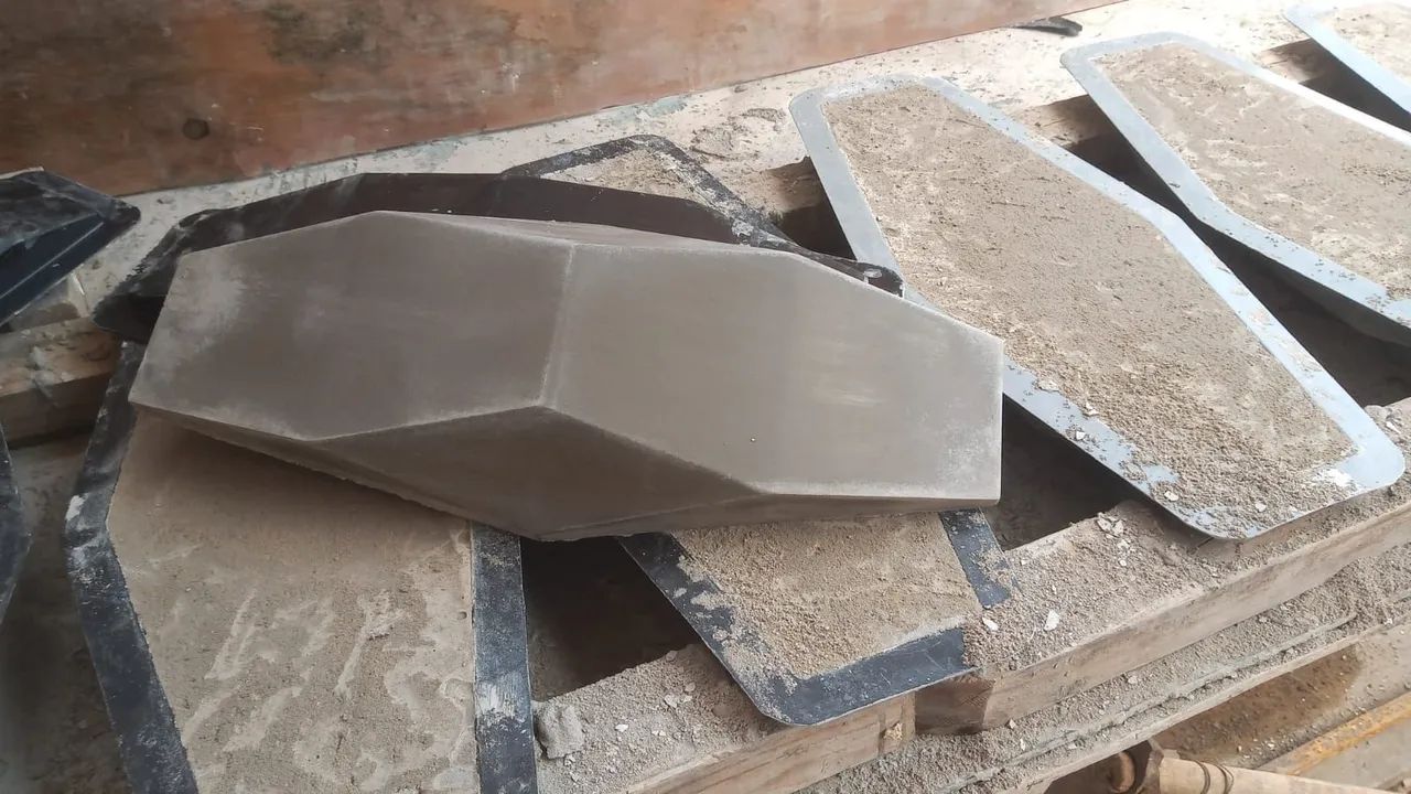 Fábrica de revestimento em 3D...Gesso e cimento