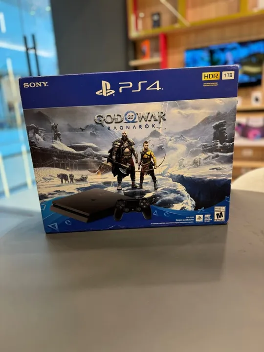 Videogame PlayStation 4 1TB Slim com jogo , novo com garantia