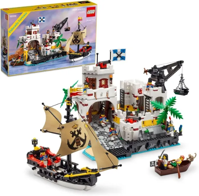 Lego Set Icons 10320 Fortaleza Eldorado 2509 Peças
