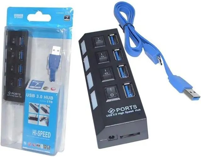 Hub usb 3.0  4 Portas Para Pc e Notebook - Foto 4