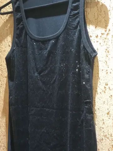 Vestido preto com paetê  - Foto 3