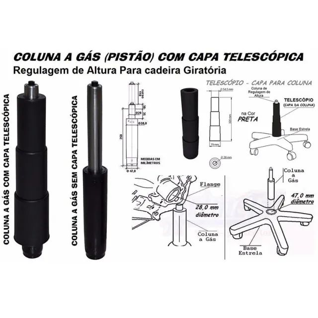 Cadeira Executiva Back System Costurada Aranha Cromada Braços Reguláveis Preta 31011 - Foto 6