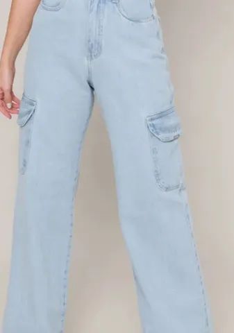 Calça jeans feminina modelo pantalona  - Foto 4