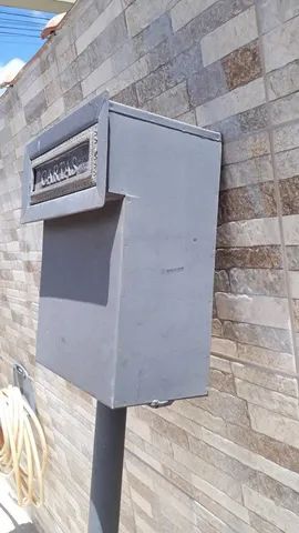 Caixa de correio de jardim coluna pedestal anos 1990 - Não envio!!