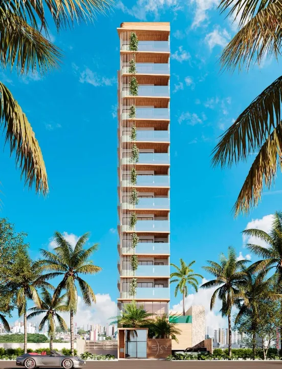 Sky Residence frente mar - 247m² - varanda com piscina- 4 suítes e 4 vagas