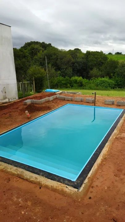 Piscina média retangular com escada- Promoção direto de fábrica - Foto 2