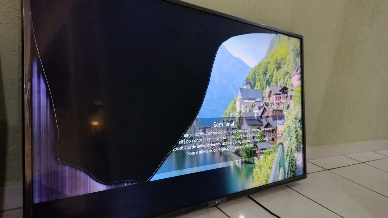 TV 50P TG LED SMART 4K COM DEFEITO - Foto 3