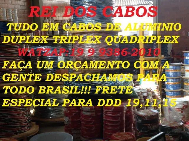 Cabo de aluminio singelo 300mm cabo 1kv nas cores preta e azul - Foto 3