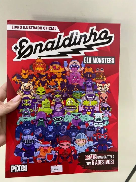 Livro Ilustrado Oficial Enaldinho Elo Monsters Loja Coimbra Computadores Entregamos 