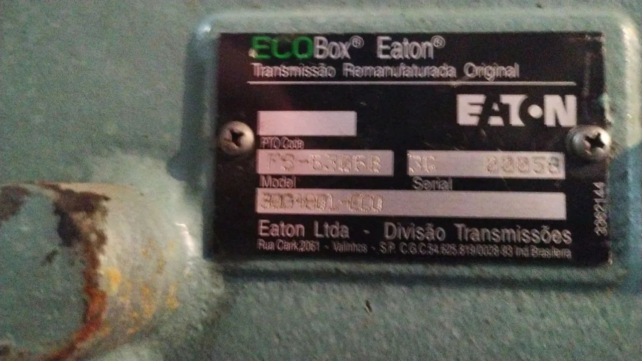 Caminhão truck caçamba 12 cúbicos motor caixa 1630 cabine e caixa nova Eaton box