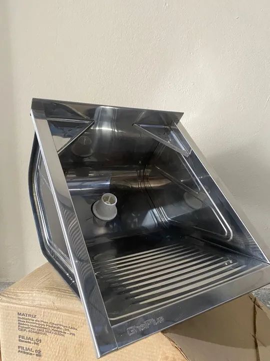 TANQUE MINI AÇO 430 C/ SUPORTE - GHELPLUS  - Foto 2