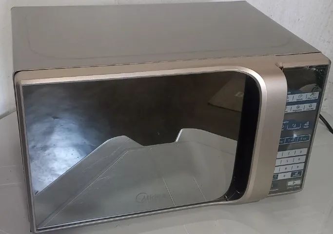 VENDO MICRO-ONDAS MIDEIA INOX - Foto 3