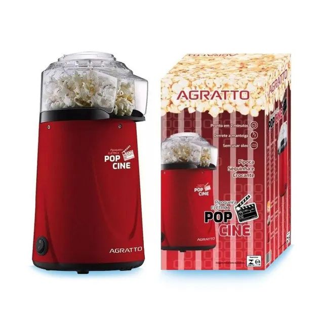 Pipoqueira Pop Cine Pp01 Vermelho Com Dosador 9393