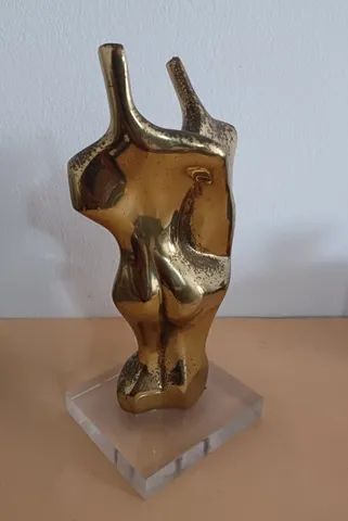 Escultura Bronze - 21,5 Cm - Casal - Foto 2
