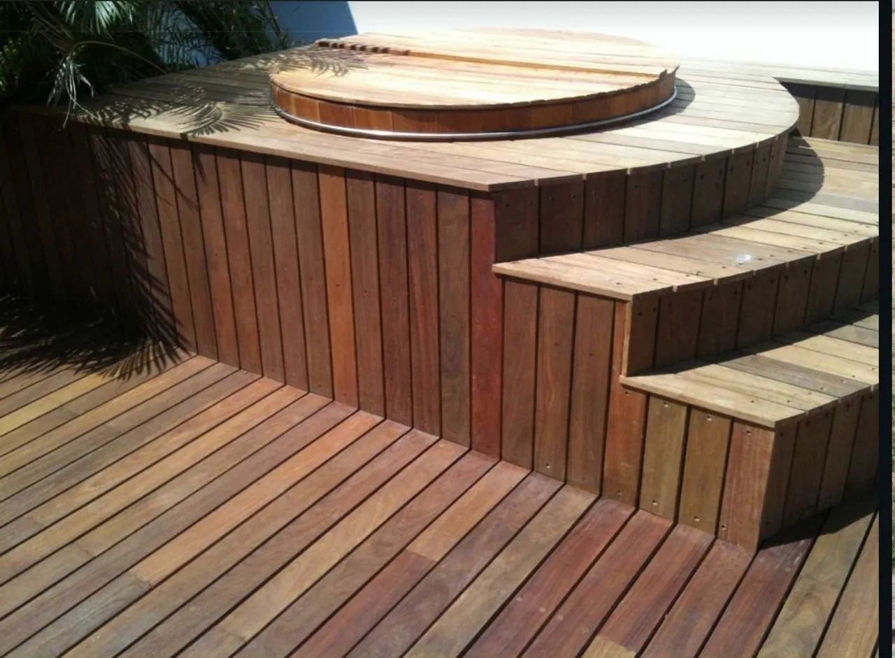 Deck de madeira para piscina - Foto 3