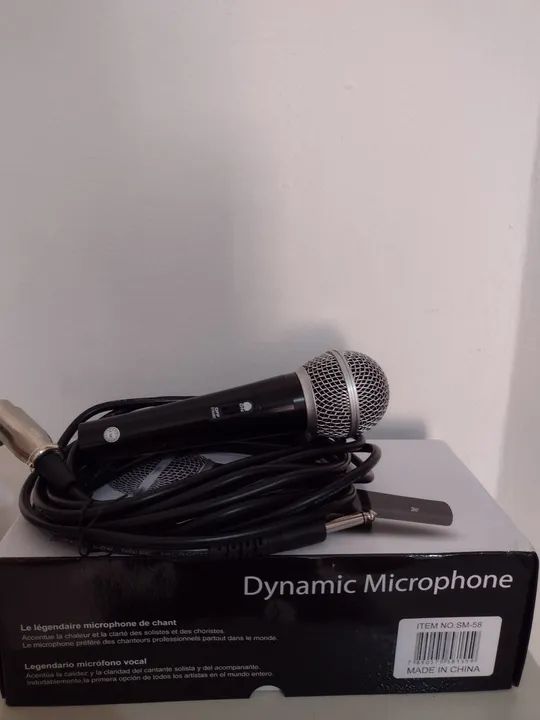 Microfone SM-58 Dynamic Microphone - Foto 2