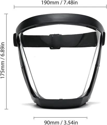 Máscara de proteção facial com filtro - Foto 4