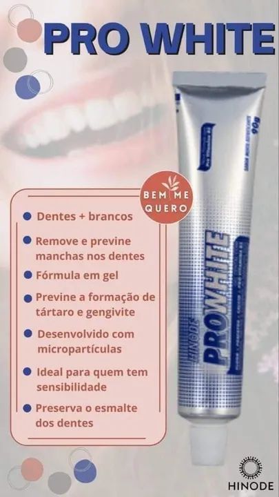 Gel Dental Clareador Pro White 90g