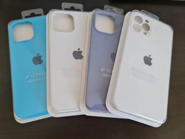 Capa Case Apple iPhone 12 13 14 15 Pro Max Aveludada Premium Totalmente Fechada - Foto 2