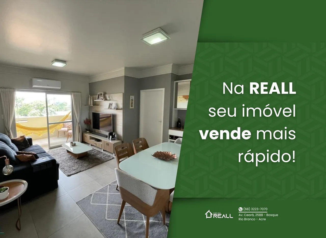 Residencial Açaí, Apartamento à venda com 3 quartos(1 suíte) possuindo 90m².